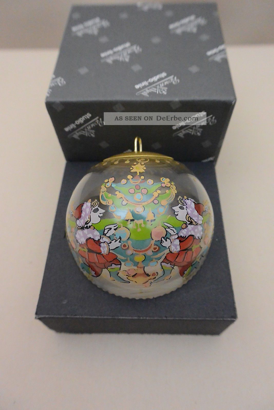 Rosenthal Glasschmuckkugel,  Christbaumkugel Dekorglas Bild