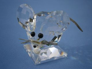 - - - - - - - - - - Wunderschöne Große Swarovski Maus Aus Kristall - - - - - - - - - - Bild