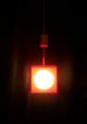 Kubus Würfel Lampe Orange Cube Lamp 70s/ Panton Eames Colani Space Pop Art 1970-1979 Bild 2