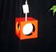 Kubus Würfel Lampe Orange Cube Lamp 70s/ Panton Eames Colani Space Pop Art 1970-1979 Bild 5