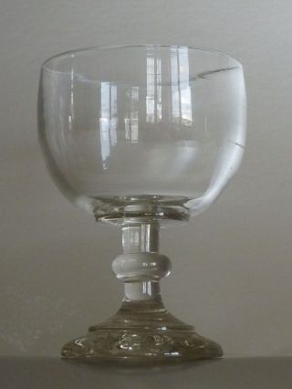 Berliner Weisse Glas Antik Um 1900 Geeicht,  Geätzt,  Weißer Emaillerand - 1 A Bild
