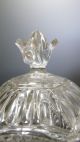 Antike Kristallglas Dose Mit Deckel - 10,  5 Cm - Vintage Und Sehr Edel Kristall Bild 12
