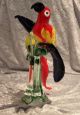 Murano Glas - Vogel Papagei Papageienpaar - Bunt - 4,  3 Kg - Seltenes Stück Glas & Kristall Bild 3