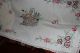 , Weihnach Idee,  Antik Leinen Tischdecke,  Rosen Stickerei Tischdecken Bild 4
