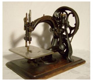 Nähmaschine Sewing Machine Machine à Coudre Willcock&gibbs Ab 1871 Bild
