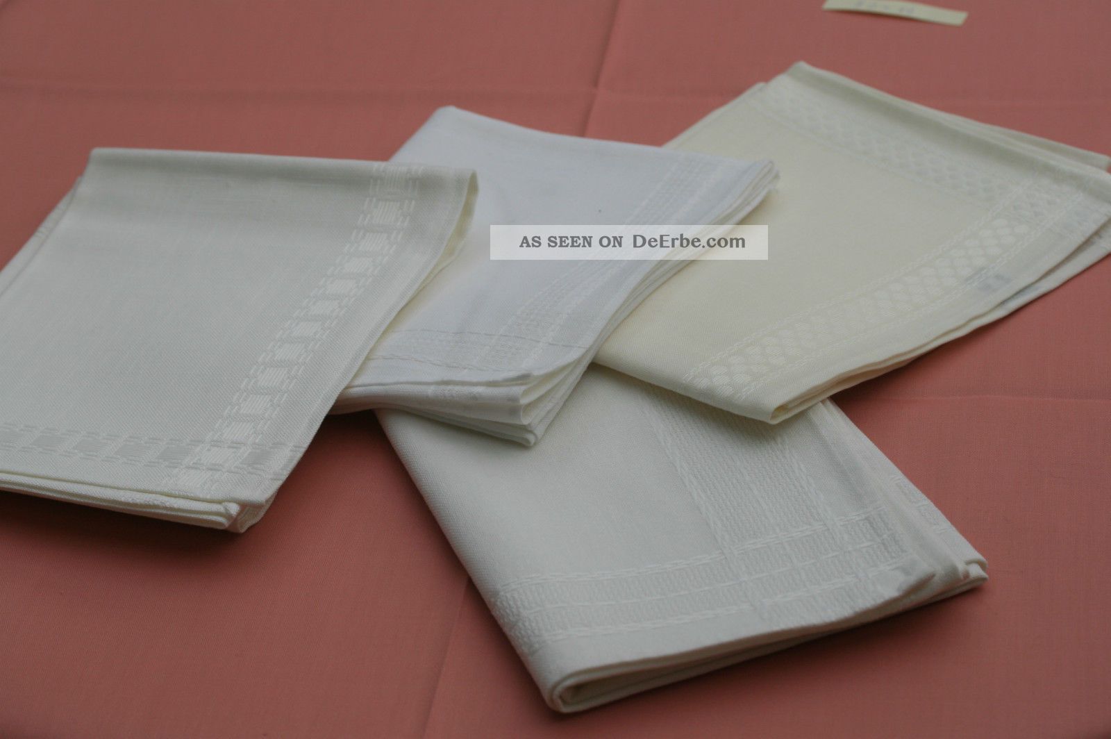Deckserviette Damast 80 X 80 Cm Deckserviette, Atlaskante