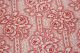 Alter Bettbezug - Rote Rosen 184x114 Cm Mit Mittelnaht Weißwäsche Bild 1