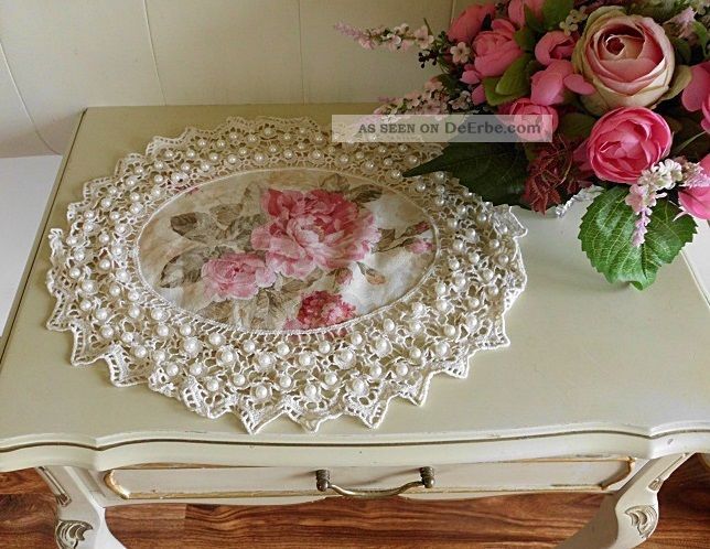 Blumenkranz Haarreif Mit Rosen & Perlen - Romantischer Flower Crown