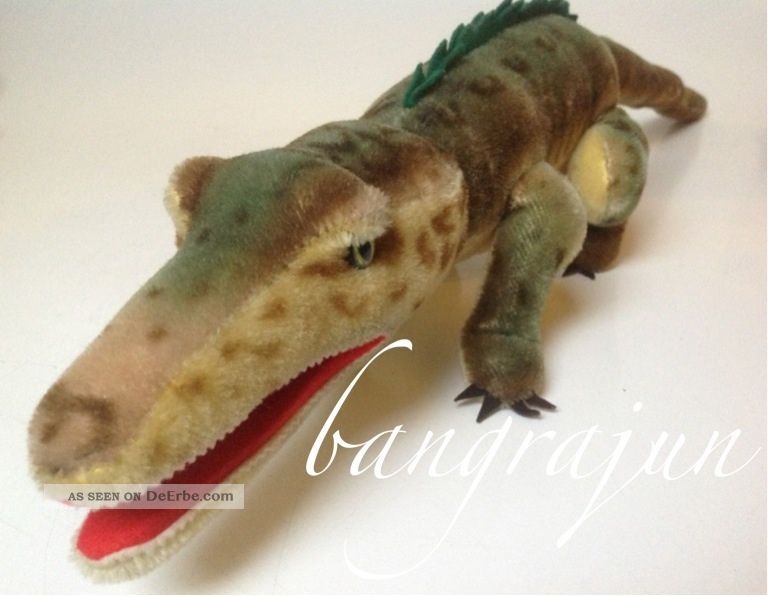Großes Krokodil Von Steiff Gaty 72cm Tiere Bild