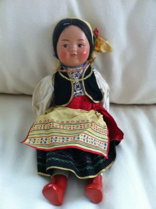 Alte Ungarische Puppe Bild