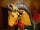 Altes Antikes Geschnitztes Holz Schaukelpferd Pferd Puppen Deko Karussell Antikspielzeug Bild 7