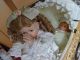 Puppenwagen Nostalgie Mit 1 Hei Ri Babypuppe,  1 Nuckelnden Porzellan Puppe Top Puppenwagen Bild 2