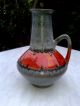 Selten In Form Und Farbe Fat Lava Krug Vase Aus Den 70ern Verm.  Scheurich 27cm 1970-1979 Bild 2