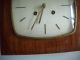 50s Med Century Mechanische Junghans Wanduhr Uhr Mit Gong Teak Wood Wall Clock Antike Originale vor 1950 Bild 1