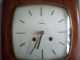 50s Med Century Mechanische Junghans Wanduhr Uhr Mit Gong Teak Wood Wall Clock Antike Originale vor 1950 Bild 4