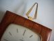 50s Med Century Mechanische Junghans Wanduhr Uhr Mit Gong Teak Wood Wall Clock Antike Originale vor 1950 Bild 8