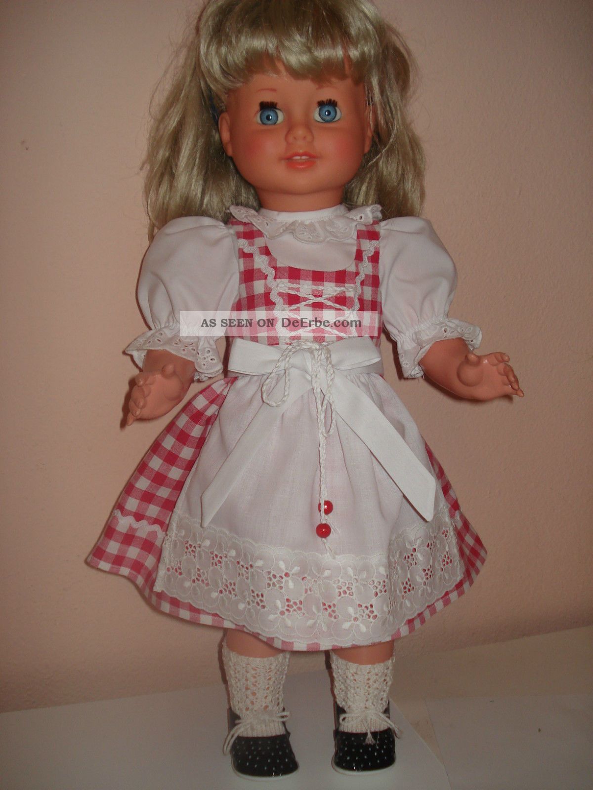 Puppenkleidung The Flash Stil - 17cm Puppenschal In Rot-Silber Für Halloween Deko