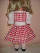 Puppenmode Puppenkleid Landhauskleid Puppen - Dirndl Für 60 Cm Puppe Nostalgieware, nach 1970 Bild 8