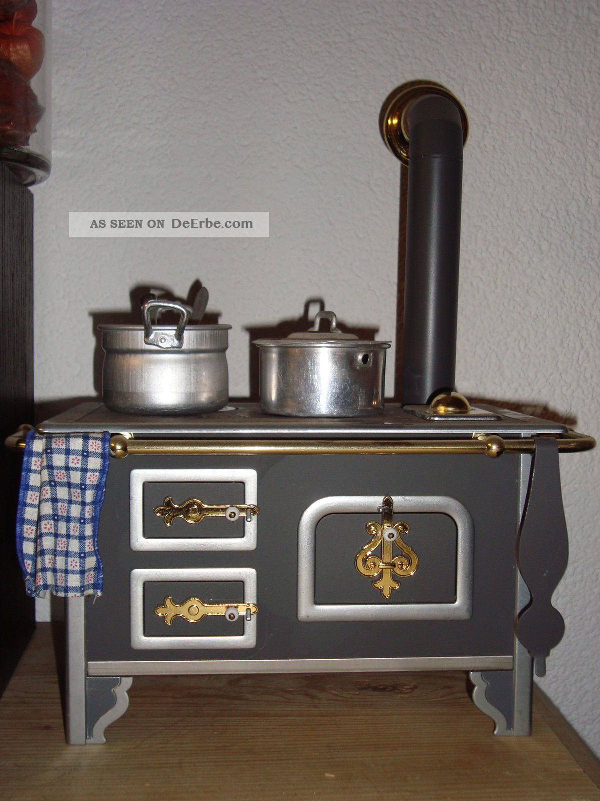 Küchenofen Für Die Puppenstube Nostalgieware, nach 1970 Bild