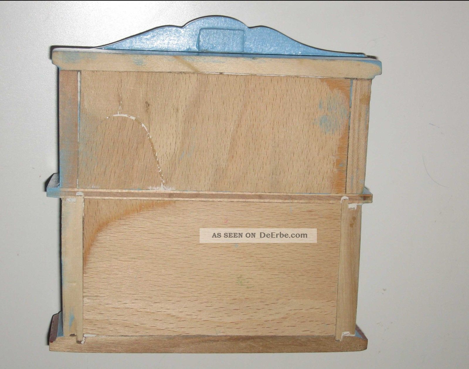 Abaodam Puppenhaus Küchenspüle - Miniatur Spülbecken Aus Holz Für Puppenküche