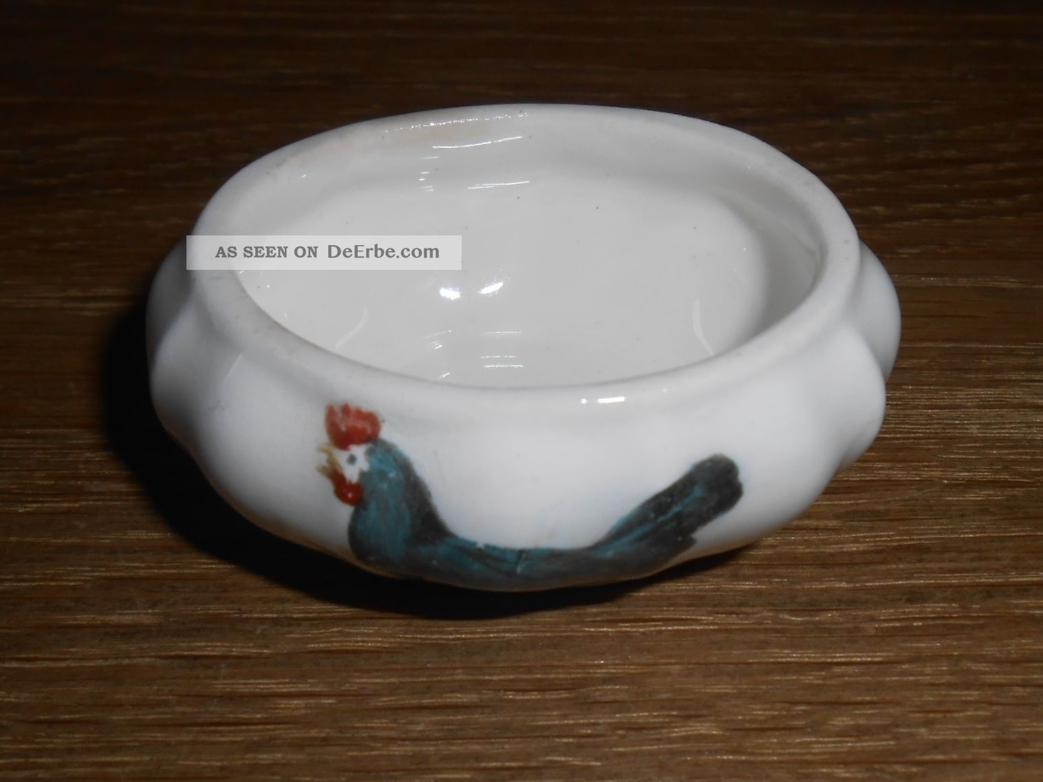 Max Roessler Keramik Jugendstil Salz Anrichteplatte Dekor Hühner ...