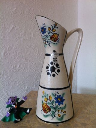 50 ' S Wgp West German Pottery 50er Jahre Jasba Keramik Vase 206 - 25 (242) Bild