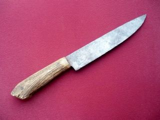 Antikes Messer Mit Hirschhorngriff Bild