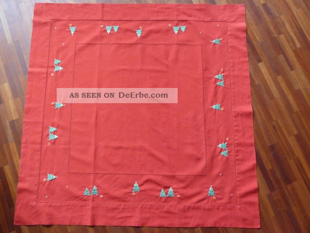 Ganeen Weihnachtsdecke „Papa-Bär“ – Flanell, 127x152 Cm, Rot-schwarz Kariert