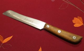 Messer,  Küchenmesser,  Brotmesser - Holzgriff - Otto Hammesfahr Solingen - L 27cm Bild