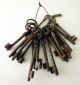 20 Antike Schlüssel,  5 Bis 13 Cm,  Eisen Messing Original, vor 1960 gefertigt Bild 1