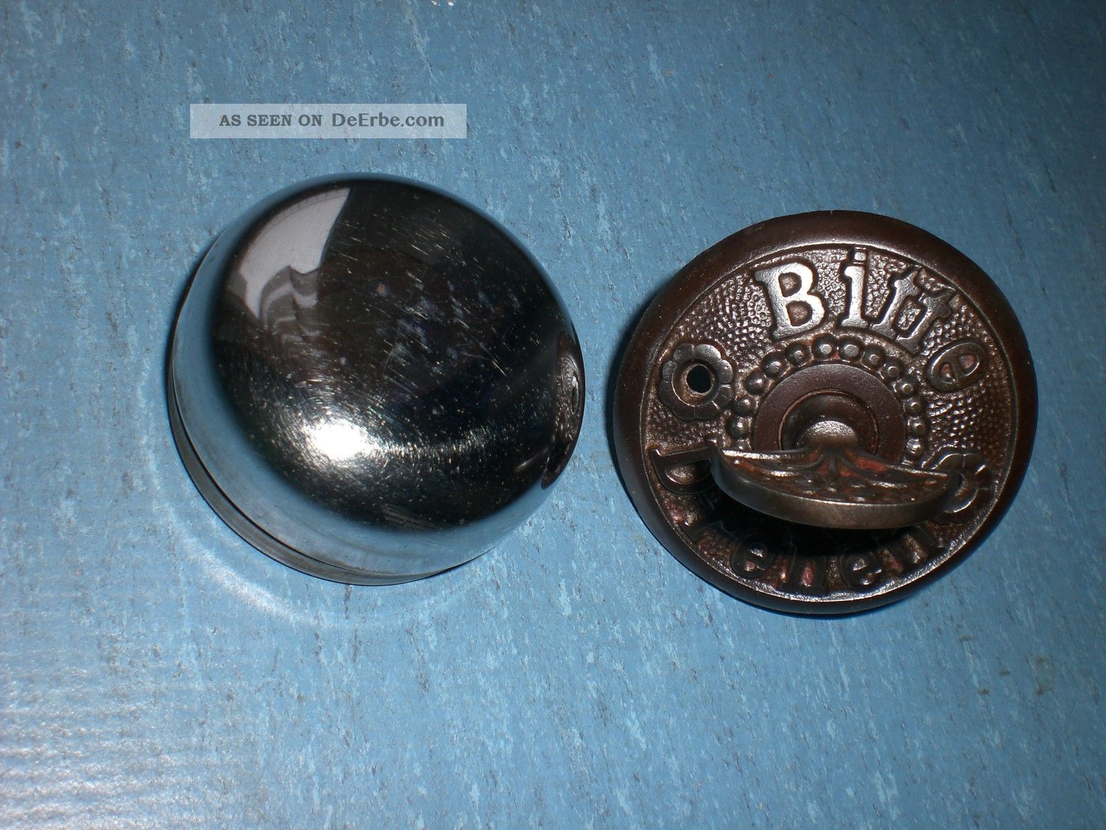 Antike Drehklingel - Bitte Drehen - Ca 1900 Funktioniert Original, vor 1960 gefertigt Bild