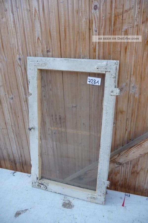 7281.  Altes Fenster Old Window 61/36 Cm Original, vor 1960 gefertigt Bild