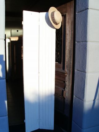 Rarität: Fensterladen 2 Tlg.  Aus Abrißvilla 1895,  Höhe 190,  Breite 52,  Nr.  2,  Top Bild