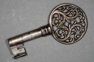 Französischer Barock Schlüssel Hohldornschlüssel 17.  - 18.  Jh.  Key Clef Chiave Bild