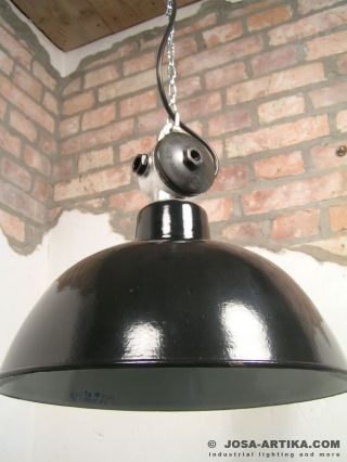 GlÄnzende Bolkop Fabriklampe Aluverter Emaillelampe Industrielampe Industrial Bild