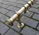 Jugendstil Gardinenstange Messing 1900 1,  80m (4) Original, vor 1960 gefertigt Bild 1