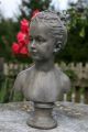 Romantische,  Wunderschöne,  Klassische Mädchen Büste,  Skulptur Steinfigur Nostalgie- & Neuware Bild 11