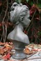 Romantische,  Wunderschöne,  Klassische Mädchen Büste,  Skulptur Steinfigur Nostalgie- & Neuware Bild 3