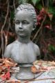 Romantische,  Wunderschöne,  Klassische Mädchen Büste,  Skulptur Steinfigur Nostalgie- & Neuware Bild 6