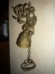 Antike Türglocke,  Messing Glocke,  Wandglocke,  Haustürglocke,  Shabby Chic,  Nostalgie Gefertigt nach 1945 Bild 1