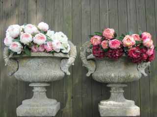 Frankreich Garten Kunst Prunkvolle Henkel Jardiniere 160kg Pflanzgefäß Park Vase Bild