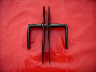 Alter/ Antiker Türgriff Eisen Mit Ovalem Langschild,  Metalltürgriff,  Türgarnitur, Bild