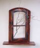 Altes Fenster Holzfenster Mit Ablage Fensterbank Antik Shabby Tolle Wanddeko Original, vor 1960 gefertigt Bild 2