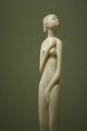 Schöne Afrikanische Nackt Grose Skulptur Aus Echtem Bein Beinarbeiten Bild 1