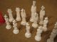 Rarität Sehr Altes & Seltenes Schachspiel Aus China Aus Bein Beinarbeiten Bild 3