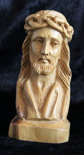 Holzfigur Jesus? Geschnitzt Bild