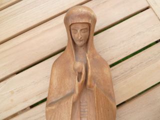 Madonna Aus Holz - Antik Aus Stralsund Von 1930 - Büste / Handarbeit Bild