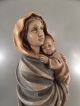 Alte Madonna Mit Jesus Kind Holzfigur Holzschnitzerei Muttergottes J.  GÜck 42 Cm Holzarbeiten Bild 1