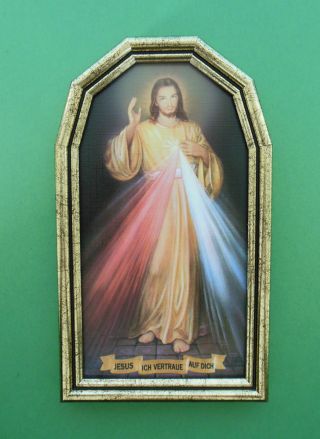 Barmherziger Jesus D A - 275 Ca.  22 X 13 Cm Geschenk Hausaltar Heiligenbild Bild
