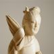 Kleine Skulptur • Weibliche Figur • Statuette • Bein Geschnitzt • Um 1900 Beinarbeiten Bild 1